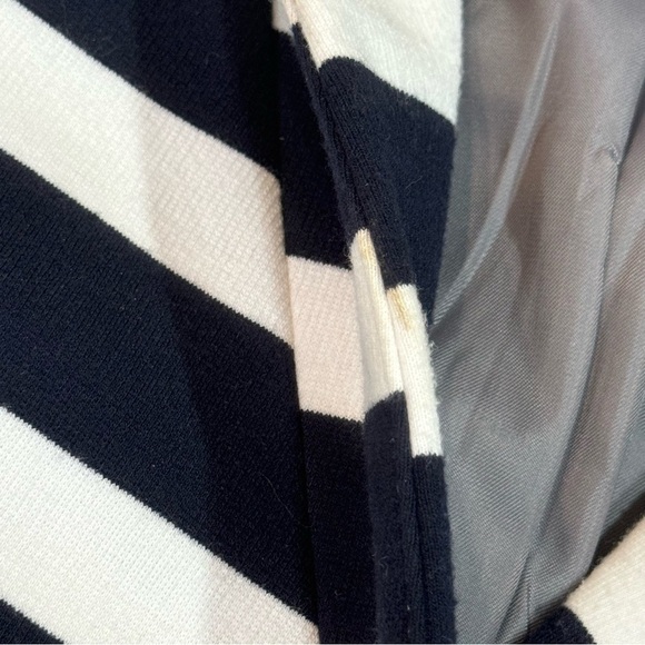 Gap Academy Blazer navy white stripes jersey knit two button size 6 - Picture 11 of 12